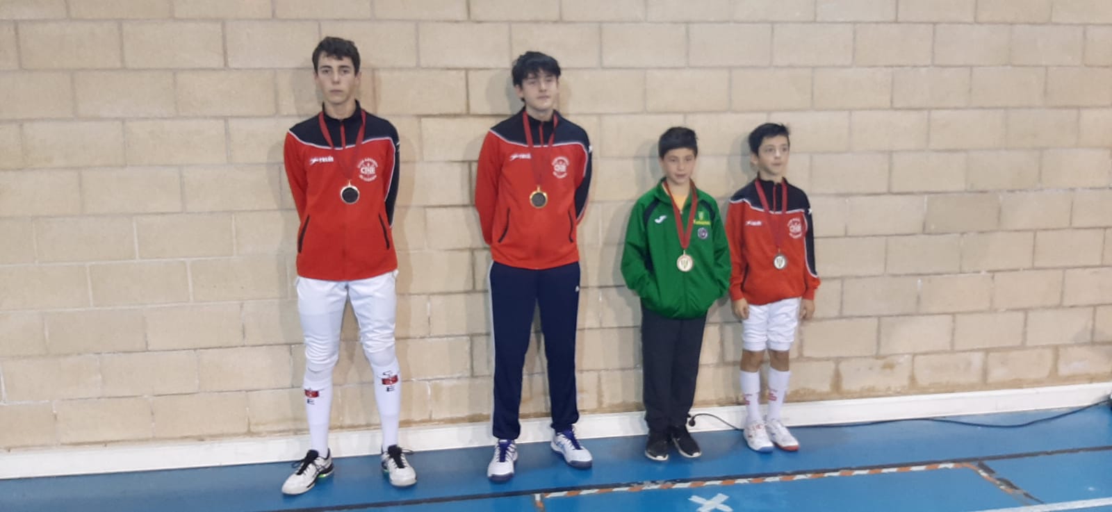 Resultados I Torneo Juegos Deportivos de Navarra de Florete M11 y M15
